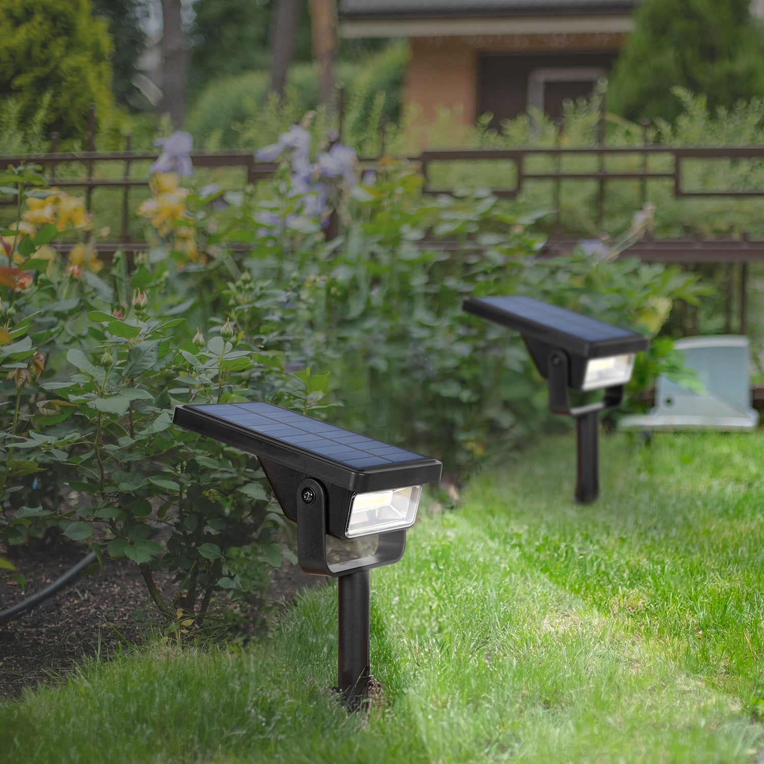 DICTROLUX - Faretto Solare LED - h26x9x15,5 cm